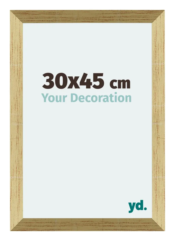 Bilderrahmen 30x45 cm - Goldglanz - MDF - Mura