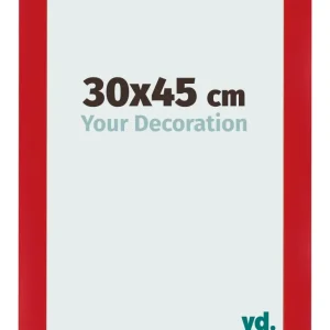 Bilderrahmen 30x45 cm - Rot - MDF - Pisa