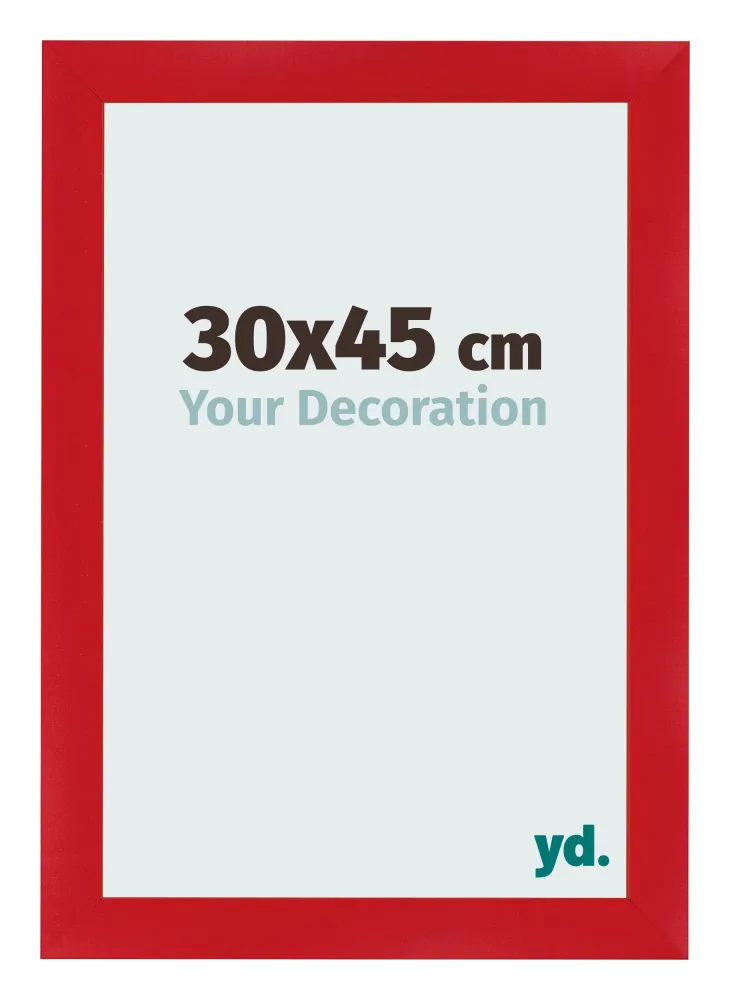 Bilderrahmen 30x45 cm - Rot - MDF - Pisa