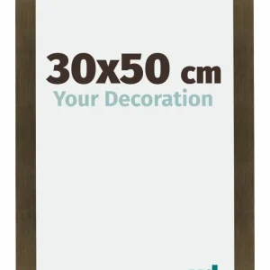 Bilderrahmen 30x50 cm - Bronze Dekor - MDF - Mura