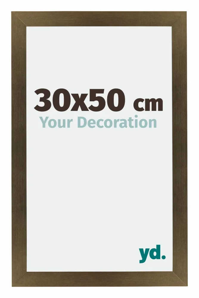 Bilderrahmen 30x50 cm - Bronze Dekor - MDF - Mura