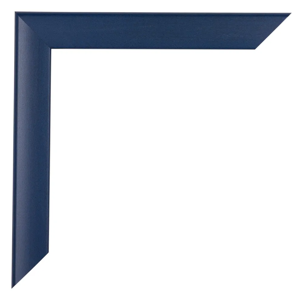 Bilderrahmen 30x50 cm - Dunkelblau Gewischt - MDF - Como