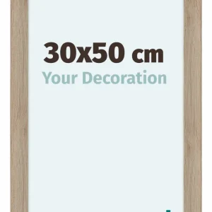 Bilderrahmen 30x50 cm - Eiche Hell - MDF - Como