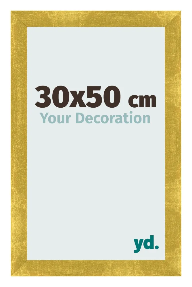 Bilderrahmen 30x50 cm - Gold Vintage - MDF - Pisa