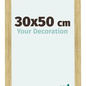 Bilderrahmen 30x50 cm - Goldglanz - MDF - Mura