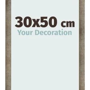 Bilderrahmen 30x50 cm - Metall Vintage - MDF - Bologna