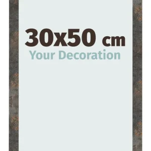Bilderrahmen 30x50 cm - Oxidiertes Metall - MDF - Bologna