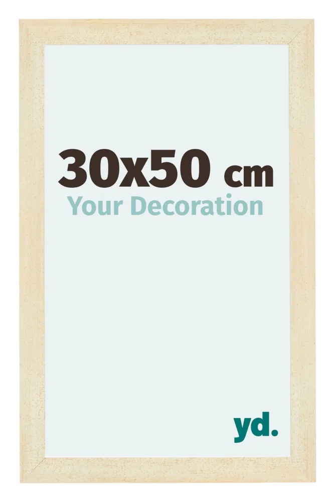 Bilderrahmen 30x50 cm - Sand Gewischt - MDF - Mura