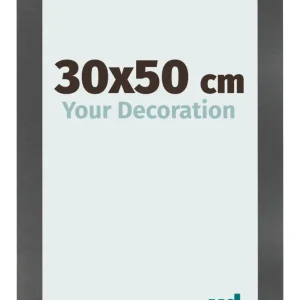 Bilderrahmen 30x50 cm - Schwarz Matt - MDF - Pisa