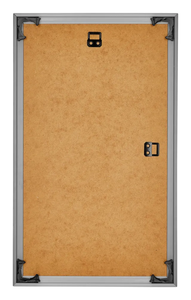 Bilderrahmen 30x50 cm - Silber - Kunststoff - Bordeaux