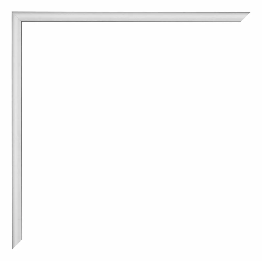 Bilderrahmen 30x50 cm - Silber Matt - Aluminium - Kent