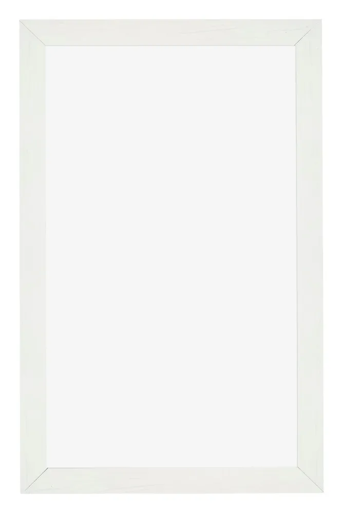 Bilderrahmen 30x50 cm - Weiss Gemasert - MDF - Mura