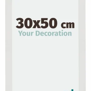 Bilderrahmen 30x50 cm - Weiss Matt - MDF - Mura