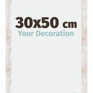 Bilderrahmen 30x50 cm - White Wash - MDF - Catania