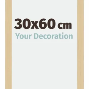 Bilderrahmen 30x60 cm - Ahorn Dekor - MDF - Mura