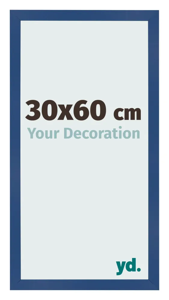 Bilderrahmen 30x60 cm - Dunkelblau - MDF - Bologna