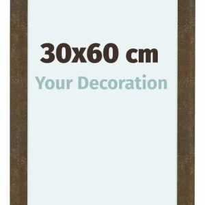 Bilderrahmen 30x60 cm - Gold Antik - MDF - Como
