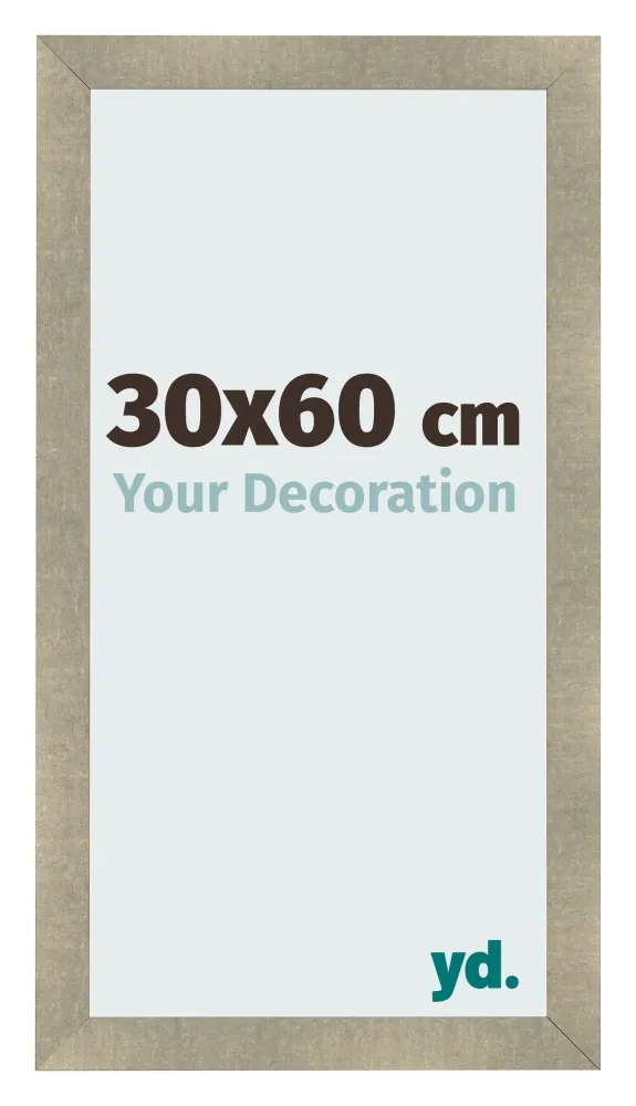 Bilderrahmen 30x60 cm - Gold Antik - MDF - Pisa