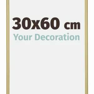 Bilderrahmen 30x60 cm - Gold - Kunststoff - Annecy