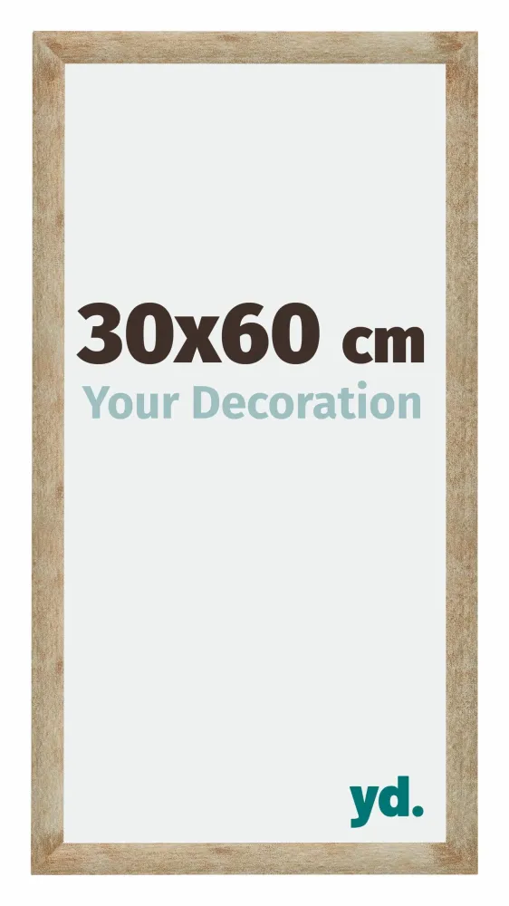 Bilderrahmen 30x60 cm - Gold - MDF - Catania