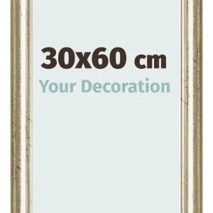 Bilderrahmen 30x60 cm - Metallglanz - MDF - Lazio