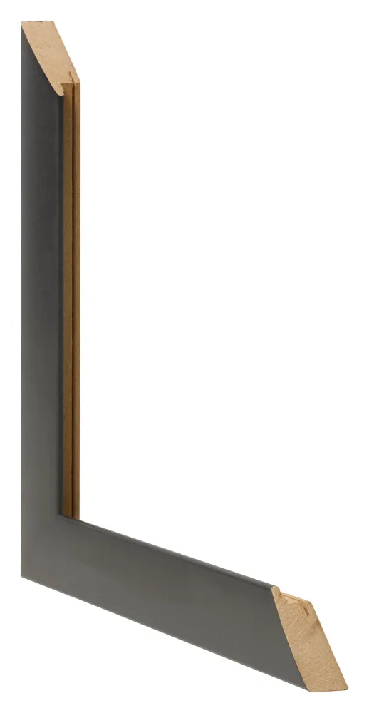 Bilderrahmen 30x60 cm - Schwarz Matt - MDF - Pisa