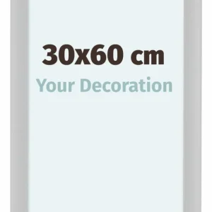 Bilderrahmen 30x60 cm - Weiß Hochglanz - MDF - Como