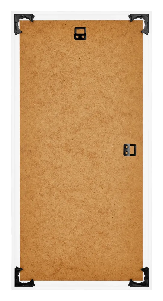 Bilderrahmen 30x60 cm - Weiss Hochglanz - Kunststoff - Bordeaux