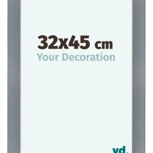 Bilderrahmen 32x45 cm - Aluminium - Gebürstet - MDF - Como