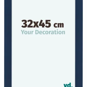 Bilderrahmen 32x45 cm - Dunkelblau Gewischt - MDF - Como