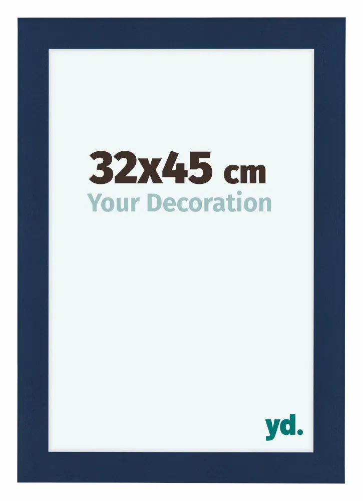 Bilderrahmen 32x45 cm - Dunkelblau Gewischt - MDF - Como