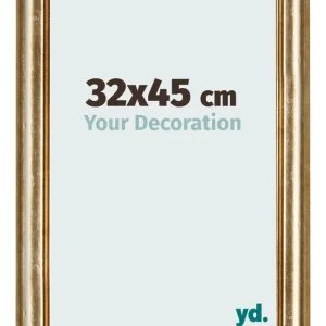 Bilderrahmen 32x45 cm - Gold Antik - MDF - Lazio