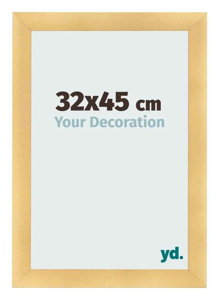Bilderrahmen 32x45 cm - Gold Matt - MDF - Pisa