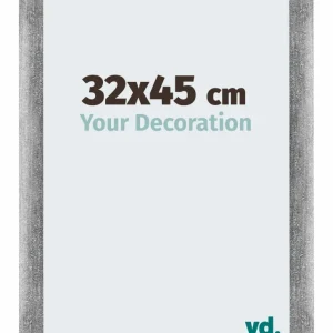Bilderrahmen 32x45 cm - Grau Gewischt - MDF - Mura