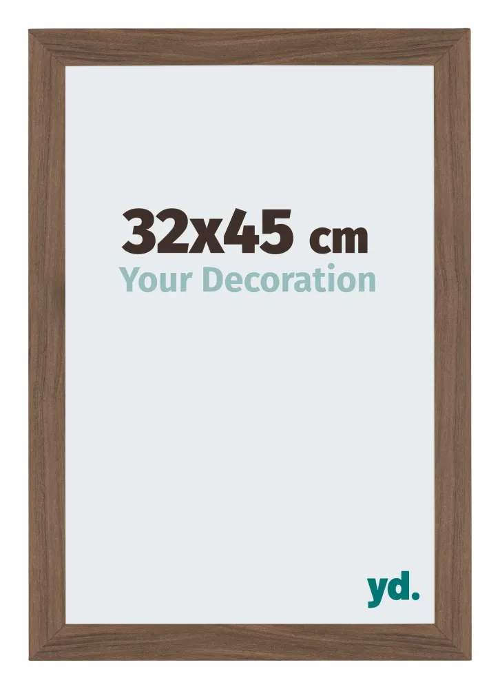 Bilderrahmen 32x45 cm - Nussbaum Dunkel - MDF - Mura