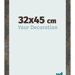 Bilderrahmen 32x45 cm - Oxidiertes Metall - MDF - Bologna