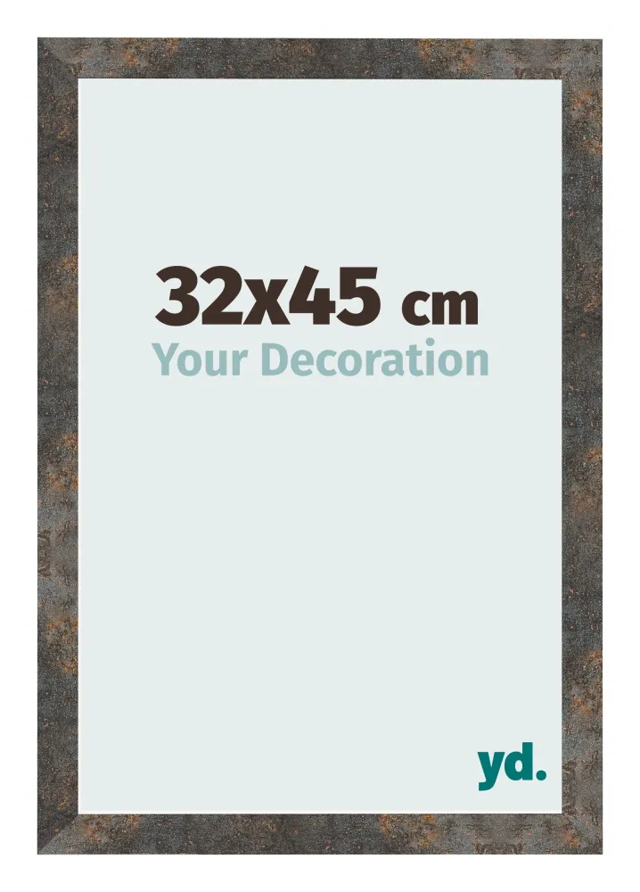 Bilderrahmen 32x45 cm - Oxidiertes Metall - MDF - Bologna