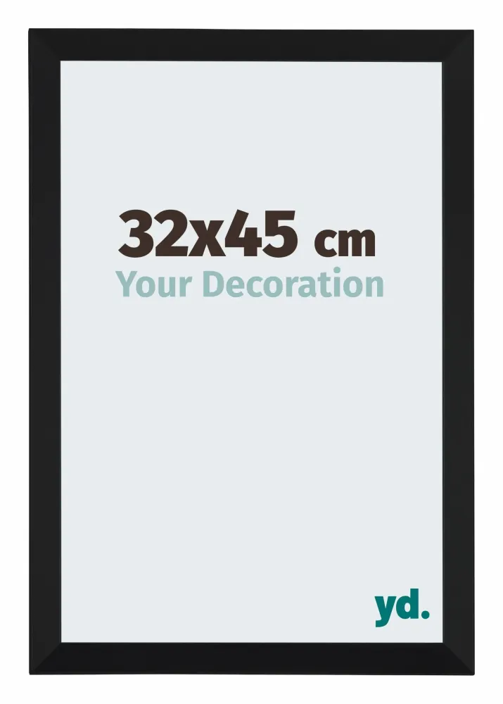 Bilderrahmen 32x45 cm - Schwarz Matt - MDF - Catania