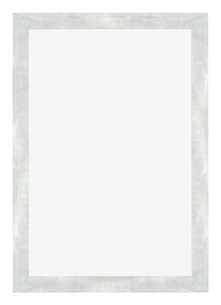 Bilderrahmen 32x45 cm - Silberglanz Vintage - MDF - Mura
