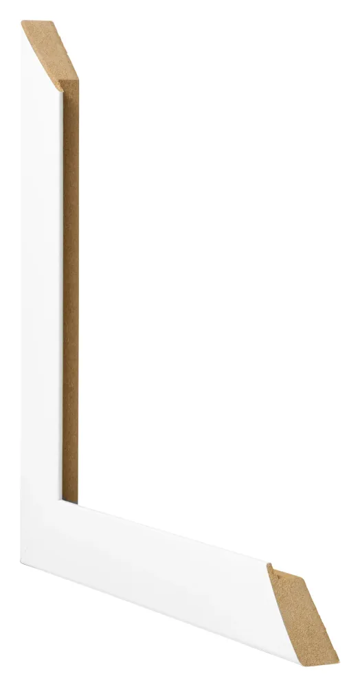 Bilderrahmen 32x45 cm - Weiß Matt - MDF - Pisa