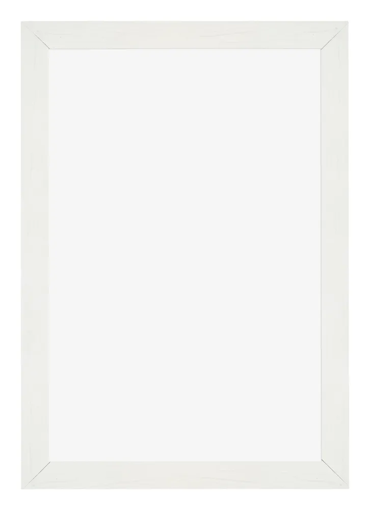 Bilderrahmen 32x45 cm - Weiss Gemasert - MDF - Mura