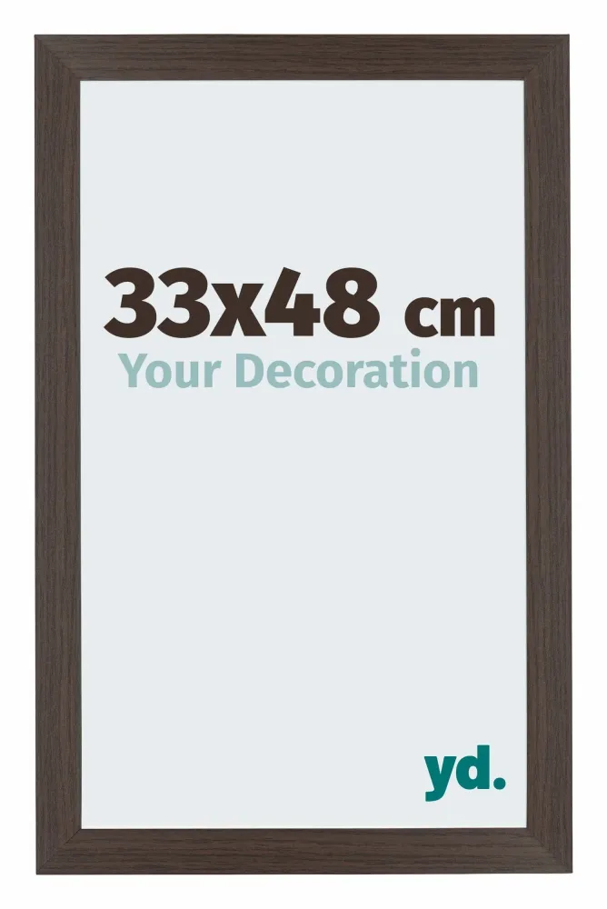 Bilderrahmen 33x48 cm - Eiche Dunkel - MDF - Mura