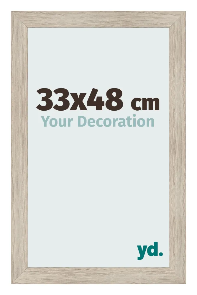 Bilderrahmen 33x48 cm - Eiche Hell - MDF - Pisa