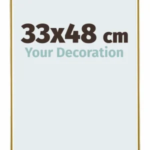 Bilderrahmen 33x48 cm - Gold - Kunststoff - Evry