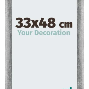 Bilderrahmen 33x48 cm - Grau Gewischt - MDF - Mura