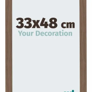 Bilderrahmen 33x48 cm - Nussbaum Dunkel - MDF - Mura