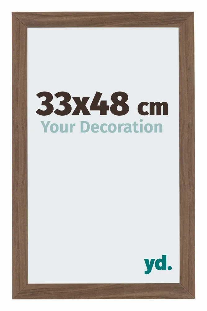 Bilderrahmen 33x48 cm - Nussbaum Dunkel - MDF - Mura