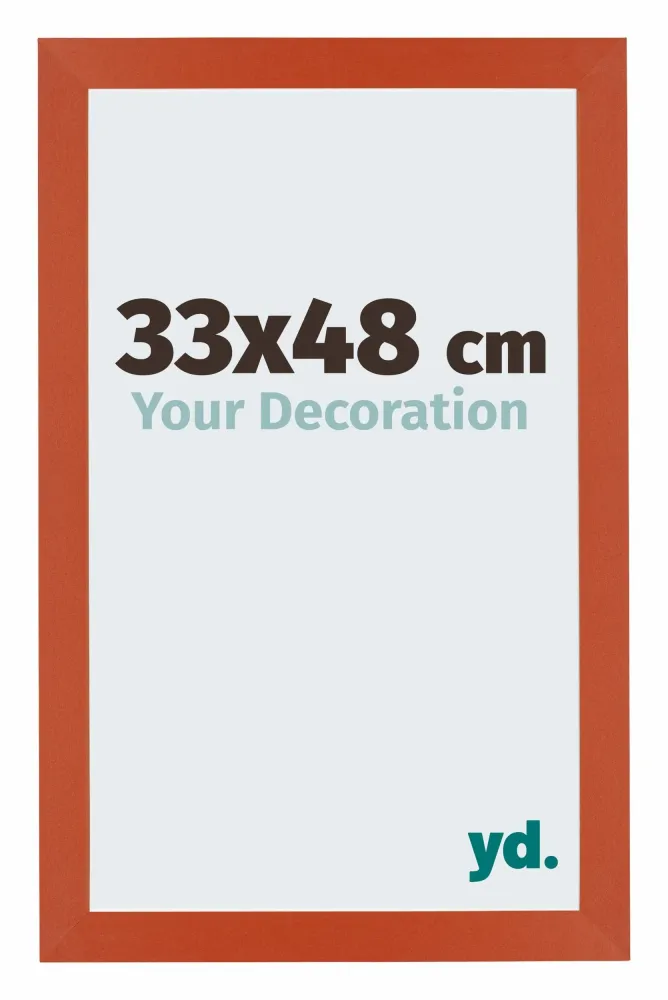 Bilderrahmen 33x48 cm - Orange - MDF - Mura