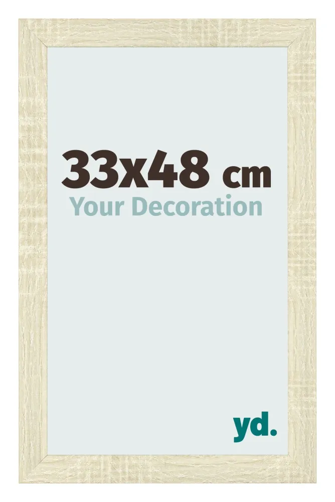 Bilderrahmen 33x48 cm - Sonoma Eiche - MDF - Pisa