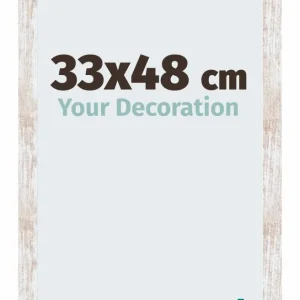 Bilderrahmen 33x48 cm - White Wash - MDF - Catania
